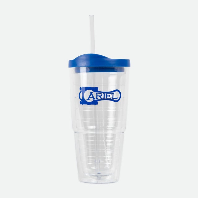 Ariel 16 oz. Silver Thermos Tumbler